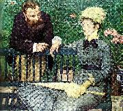 Claude Monet in the conservatory Germany oil painting artist